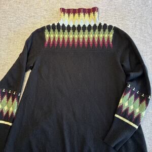 Cullen CASHMERE Women's Small High Neck Sweater Black